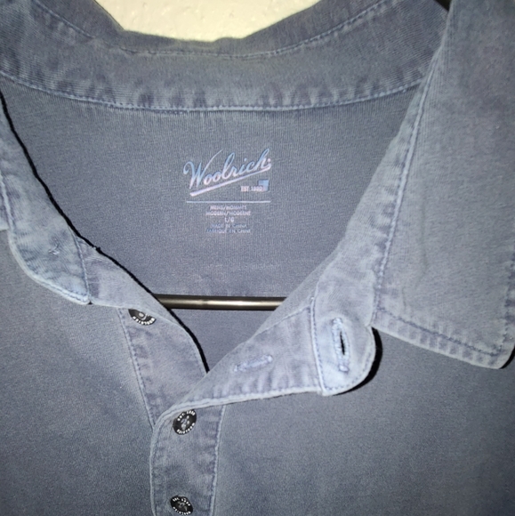 Blue Woolrich Polo - Picture 2 of 3
